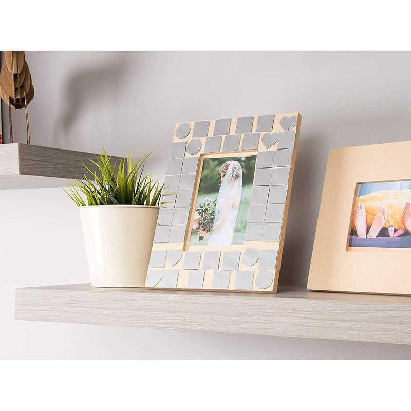 120 Pieces 1 inch Small Square Mirror Tiles for Arts and Crafts Supplies - NewNest Australia