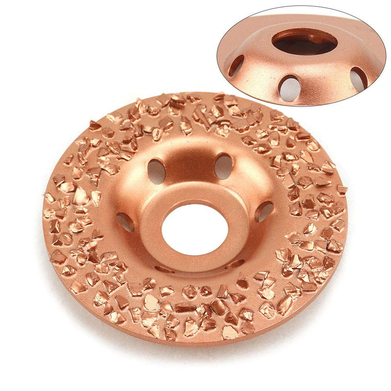 4inch Brazed Diamond Cutting Grinding Disc 7/8" Bore Tungsten Carbide Grinding Wheel Plate for Angle Grinder Suitable for Polishing Rubber, Wood Fabric and Tires Grit K18mm - NewNest Australia