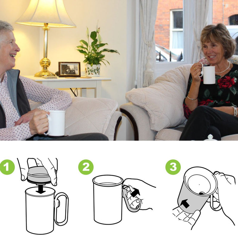 NRS Hand Steady Mug with Easy Drinking Cup Aid - NewNest Australia
