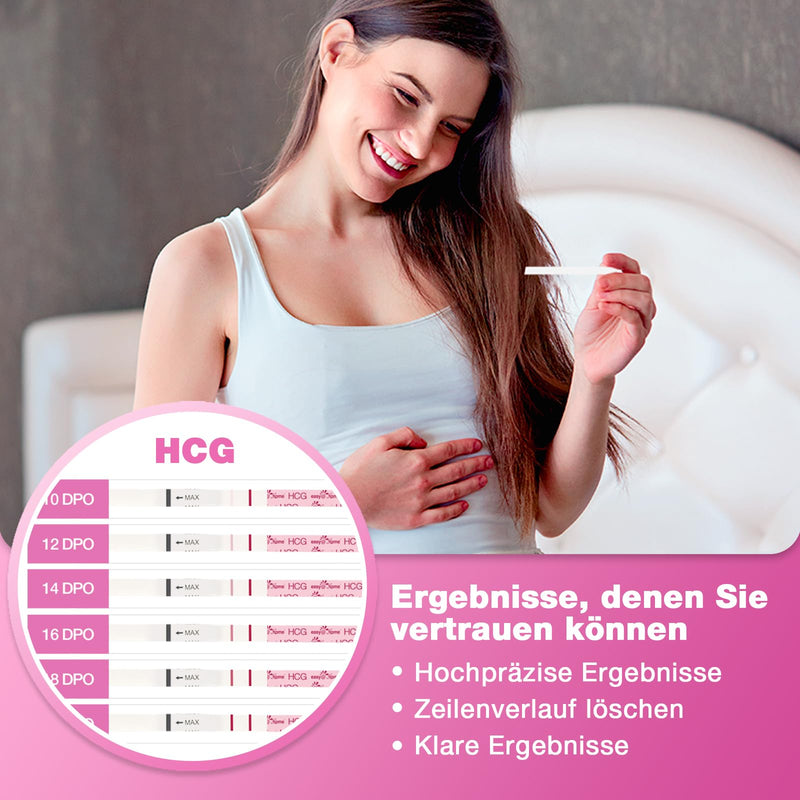 Easy@Home 60 X Pregnancy Test Early Test 10 Miu/Ml - Sensitive Pregnancy Test - Early Pregnancy Test Strips With Highest Accuracy | Reliable Ultra Early Test Pregnancy - NewNest Australia