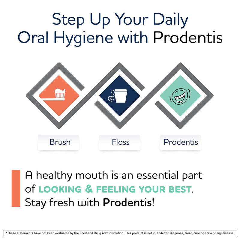 BioGaia Prodentis Mint Lozenges, A Dental Probiotic for Men and Women, Promotes Healthy Teeth and Gums, Fights Bad Breath, Alcohol Free, 30 Lozenges - NewNest Australia