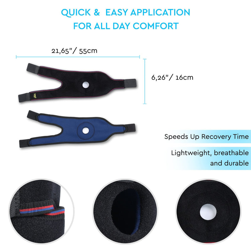 Soles Patella Knee Support Brace Adjustable Seat And Maximizes Durability - Incredibly Comfortable, Made From Neoprene - Sweat Compression Brace For Everyday Comfort & Relief - NewNest Australia