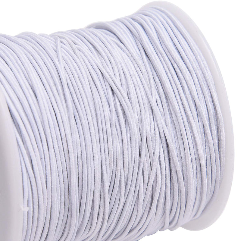Livder 0.8 mm Elastic String Cord Thread Cords for Jewelry Making Bracelets Beading, 109 Yards, White - NewNest Australia