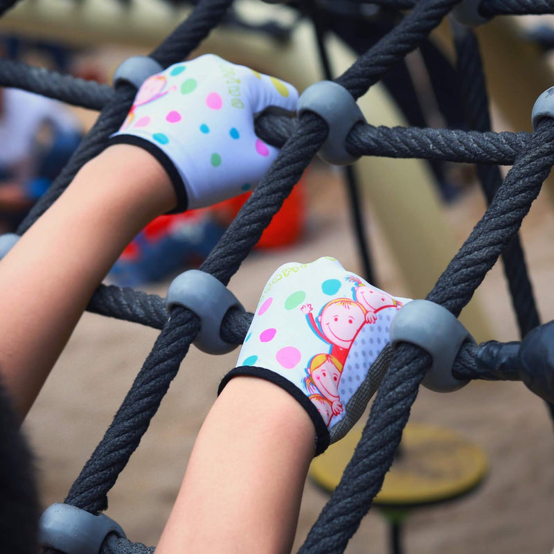 Roaming Kids Gloves for Age2-10, Great for Boys Girls Outdoor Sports,Biking,Cycling, Riding, Netball,Climbing, Monkey Bar,Scooter… XS (Around a Palm: 5.9") Happy Time - NewNest Australia