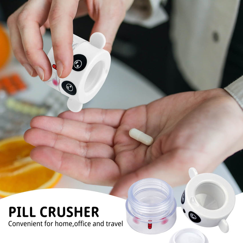 1 Pack Pill Crusher and Grinder, Pill Crusher Portable, Professional Pill Pulverizer, Tablet Crusher， Domestic Pill Crusher for Pills, Vitamins, Tablets, Elderly, Children, Pets (White) 1 Pcs White - NewNest Australia