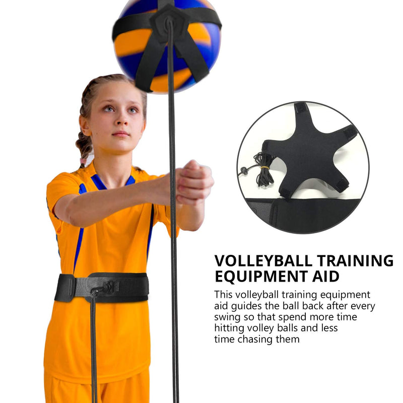TOBWOLF Volleyball Training Pass Rite Aid Resistance Band, Elastic Volleyball Resistance Belt Set for for Practicing Serving, Arm Swing Passing, Agility Training Training Belt with Waist Belt & Ball Pouch & Hand Strap - NewNest Australia
