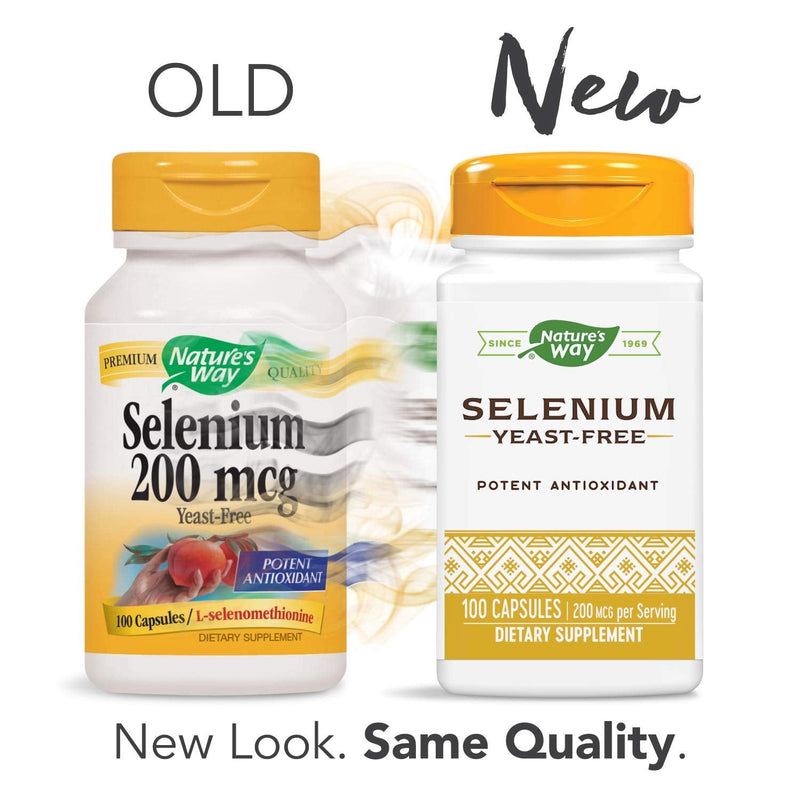 Nature's Way Selenium 200 mcg, L-Selenomethionine, Antioxidant, 100 Capsules (Packaging May Vary) - NewNest Australia