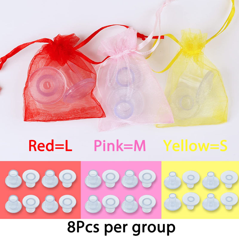 12 Pairs High Heel Protectors Transparent Heel Stoppers Invisible Heel Protectors for Grass for Women Perfect for Weddings Formal Occasions Outdoor Garden Party S, M, L - NewNest Australia