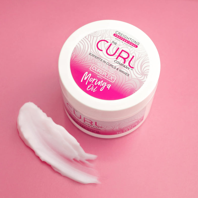 The Curl Company Deep Conditioning Curl Masque (300 ml) - Deeply Nourishes Dry damaged Curls, Ideal for Waves, Curls and Coils, Professionally Formulated with Curplex and Nourishing Moringa Oil - NewNest Australia