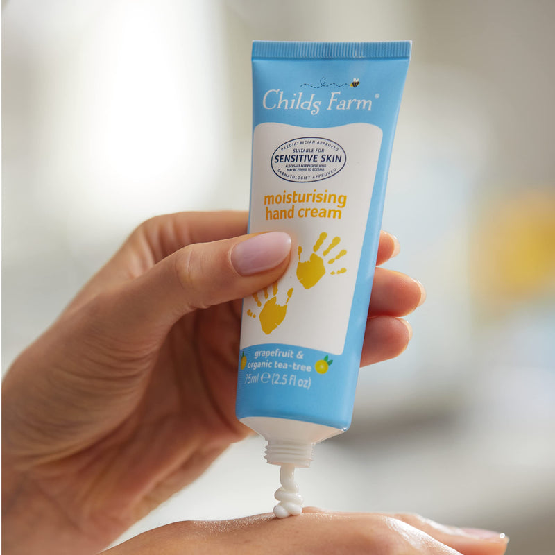 Childs Farm - Moisurising Hand Cream, Grapefruit & Organic Tea Tree, Sensitive Skin, 75ml 75 ml - NewNest Australia