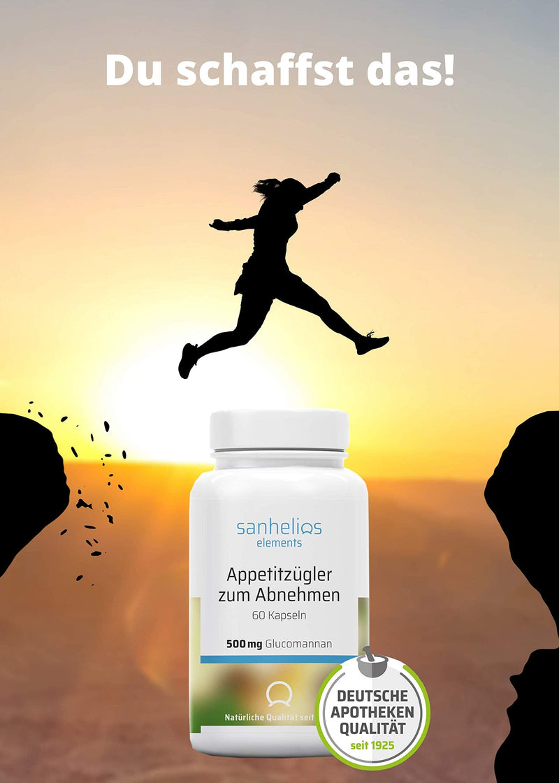 Sanhelios Appetite Supplement For Weight Loss ‚ Introduction Price ‚ 60 Capsules ‚ Glucomannan 3000 Mg High Dosage ‚ Premium Ingredients ‚ Made & Tested In Germany - NewNest Australia