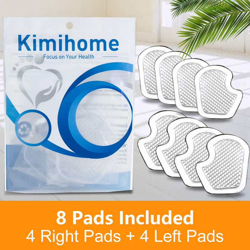 Kimihome Sesamoiditis Pads, 8 Pieces of Gel Metatarsal Cushions, Ball of Foot Cushion Protect and Relieve Metatarsal, Sesamoid, Ball of Foot Pain - 4 Pairs - NewNest Australia