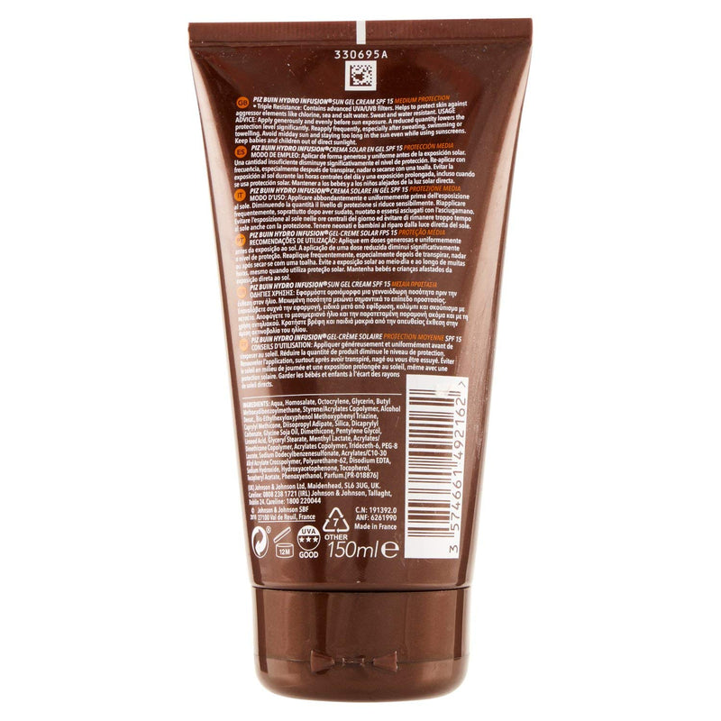 Piz Buin Hydro Infusion Sun Gel Cream SPF15 - NewNest Australia