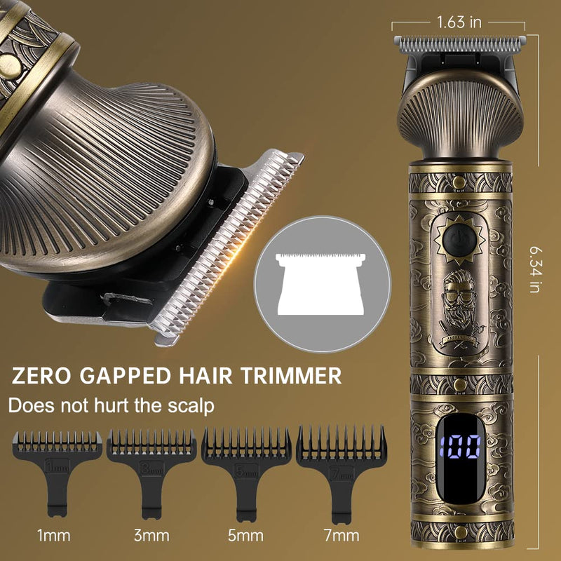 Surker Hair Trimmer Set Professional Hair Trimmer Men'S Precision Trimmer Beard Trimmer Beard Trimmer Razor Men'S T-Shaped Trimmer Nose Hair Trimmer Body Hair Trimmer 7 In 1 - NewNest Australia