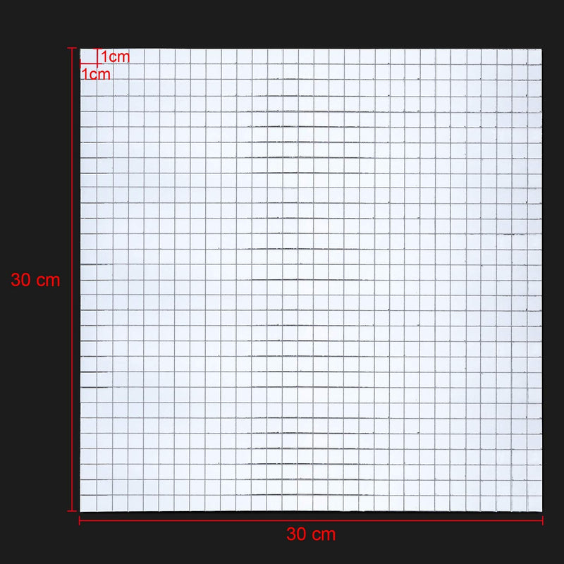 Self-Adhesive Mini Square Glass, Decorative Craft DIY Accessory Mirrors Mosaic Tiles (10 x 10 mm, 800 Pieces) - NewNest Australia