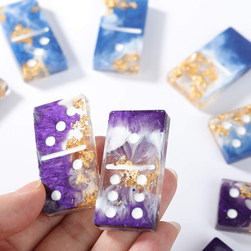 LET'S RESIN Domino Resin Molds, Double 6 Domino Mold Standard Size, Glossy Domino Molds for Resin Casting, Silicone Dominoes Molds for Epoxy Resin, UV Resin ,Shiny & No Scratches & Durable - NewNest Australia