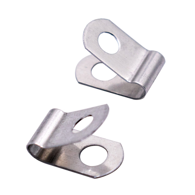 The Fence Clamp (100x) - US-MADE Wire Clips - High Strength Aluminum - Mount Welded Wire to Vinyl Fence (12-16 Gauge) - NewNest Australia