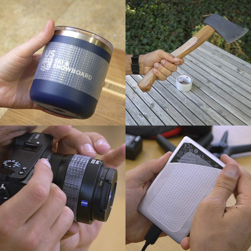 Non-Abrasive Grip Tape by CatTongue Grips – Heavy Duty Waterproof Anti Slip Tape for Indoor & Outdoor Use - Thousands of Grippy Uses: Home Goods, Hardware, Accessible Home and More! (Clear Tape) 1 Pack Clear - NewNest Australia