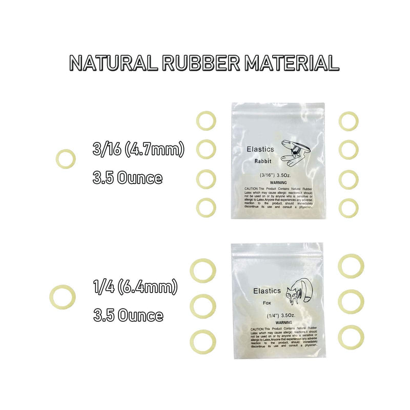 3/16 and 1/4 Inch Orthodontic Elastic Rubber Bands, 500 Pack Medium 3.5 Ounce Rubberbands Dreadlocks Hair Braids Fix Tooth Gap, 5 Pack Elastic Placer for Braces 3/16 and 1/4 Inch - NewNest Australia