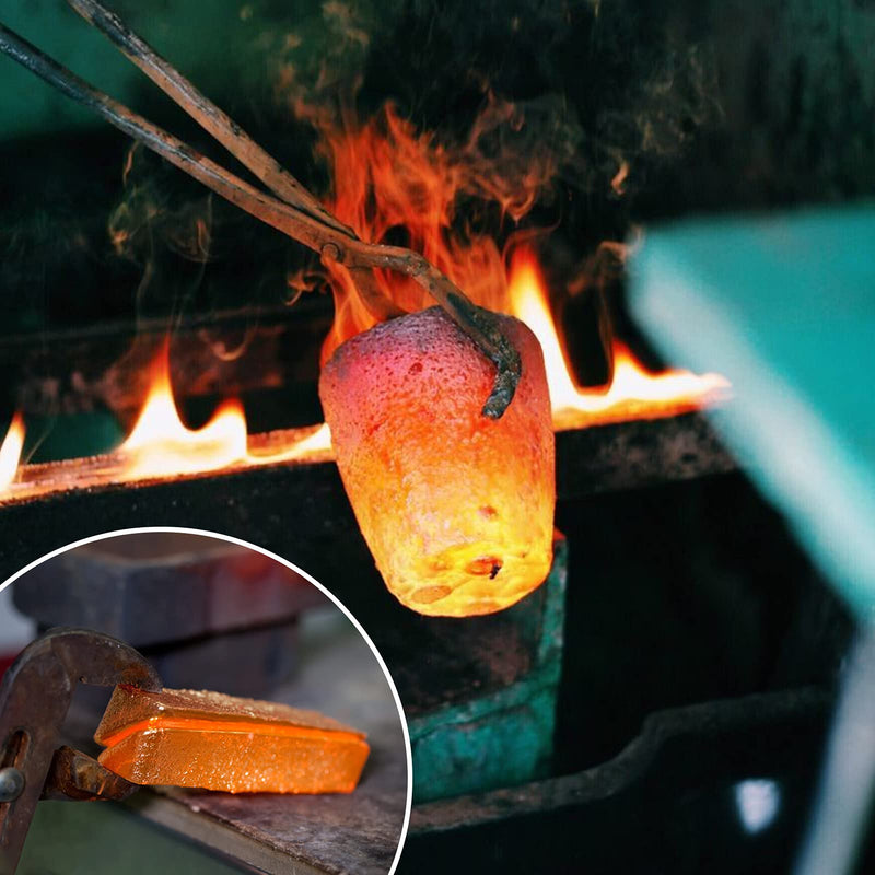 CANALHOUT Silicon Carbide Graphite Crucibles,Crucibles for Melting Metal,Withstand The High Temperature 1800℃(3272°F),Melting Casting Refining Aluminum Gold Silver Copper (0.5KG No.0) 0.5KG No.0 - NewNest Australia