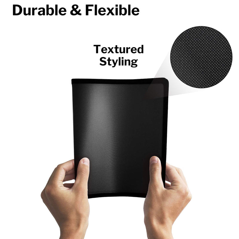 Dunwell Small Picture Book for 5x7 Photos - (Black, 2 Pack), 7x5 Binder with Soft Cover, Photo Portfolio or Scrapbook for Artwork, 24 Pages Hold 48 Pictures, Art Presentation Folder for Postcards or Picture Storage, Kids Photo Albums 5 x 7 Black - NewNest Australia