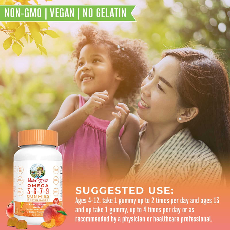 Omega 3 6 7 9 | Up to 4 Month Supply | Omega 3 Supplement | Vegan Omega 3 Gummies for Heart Health & Energy Support | Flaxseed Oil | No Fish Taste | Non-GMO | Gluten Free | 120 Count - NewNest Australia