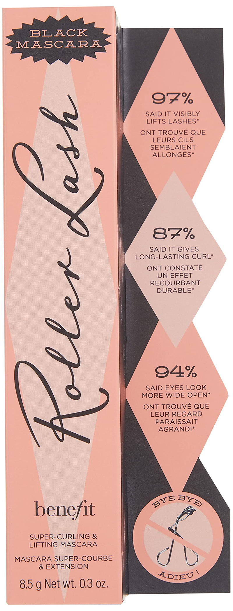 Benefit Cosmetics Roller Lash Super Curling & Lifting Mascara in Black, 8.5 g 8.50 g (Pack of 1) - NewNest Australia