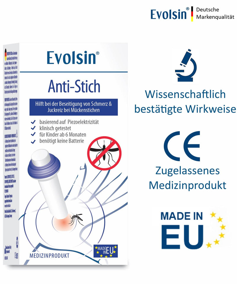 Evolsin Anti-Bite For The Treatment Of Insect Bites Without Chemicals And Heat, Electric Insect Bite Healer Relieves Itching And Swelling, Does Not Require Batteries, For Children From 6 Months - NewNest Australia