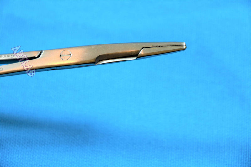 1 TC Olsen Hegar Needle Holder 6.5 Inch Needle Holder Hemostat Scissors Gold Handle Rings Cynamed German Stainless - NewNest Australia
