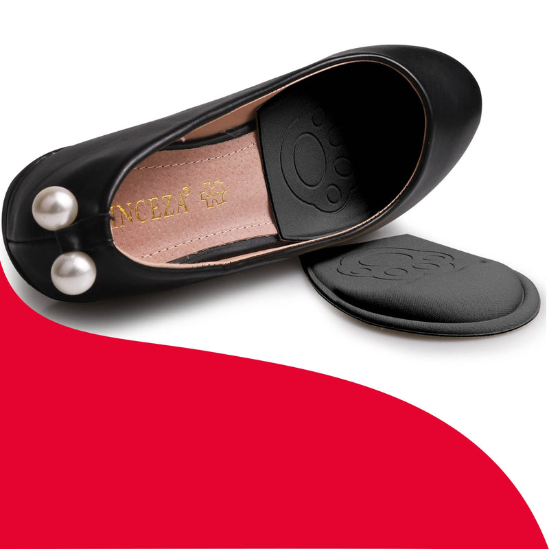 SULPO 2 pairs of bunion pads for shoes that are too big - Fits in almost every shoe - Pads against foot pain made of EVA foam - Sponge heel pads, toe grips liner, toe filler 35-40 black - NewNest Australia