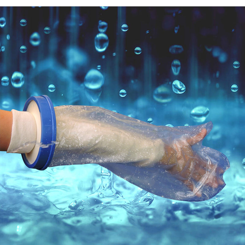 Waterproof Arm Cast Cover for Protection While Taking Shower | Lightweight Arm Cast Guard Transparent for Bath and Shower | Reusable Cast Protector for Adults to Keep Casts and Bandages Dry - NewNest Australia