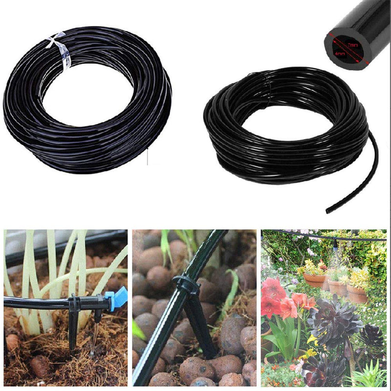 Misting Cooling System,4/7mm Watering Tubing,Misting Nozzle Sprinkler,Faucet Adapter Outdoor Garden Patio Greenhouse Micro Drip Irrigation Kit (5M Watering Set) 5M Watering Set - NewNest Australia