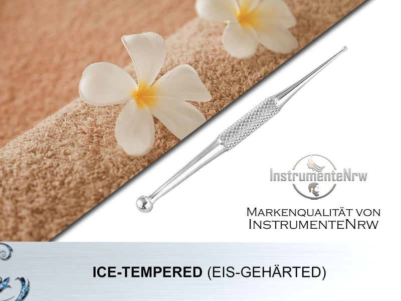 Instrumentsnrw Acupressure Pen Point Finder Meridian Pen Stainless Steel Ball Diameter 2/5 Mm Acupuncture Pen Acupressure Pen Acupuncture Bar (Stainless Steel Short) - NewNest Australia