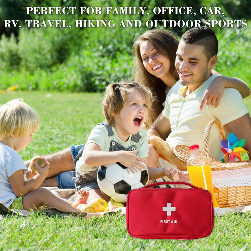 Mini First Aid Bag, Empty First Aid Bag, Medication Bag, Small, 2 Pieces, Mini First Aid Bag, Empty, Medicine Storage Bag, Portable Medicine Bag, Medicine Bag On The Go Small - NewNest Australia