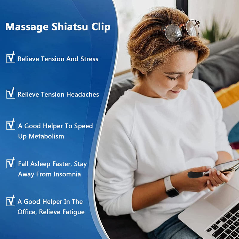 Acupressure Clip, Pack Of 8 Massage Acupressure Clip, Portable Acupressure Clip, Slimming Clip, Anti-Stress Massage Acupressure Clip, For Pain Relief, Anxiety, Stress And Headaches - NewNest Australia