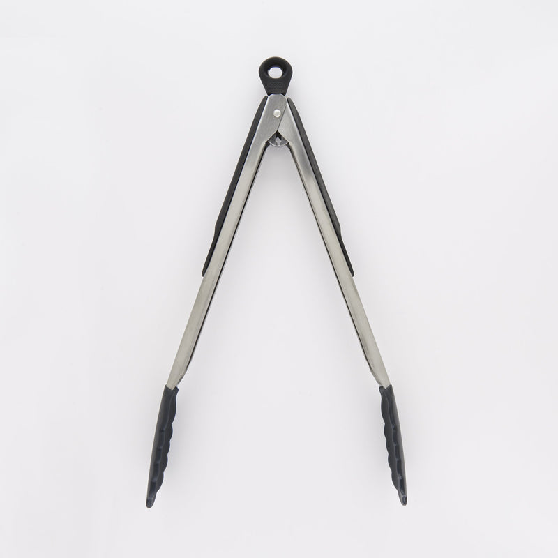 NewNest Australia - OXO Good Grips 12-Inch Tongs with Black Silicone Heads 