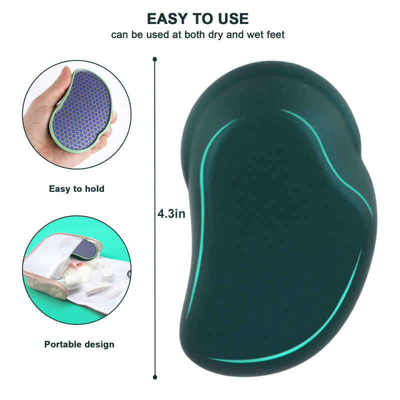 SIRALMNO Upgrade 2-in-1 Nano Glass Callus Remover,Foot scraper which used wet and Dry Callus Removal,Foot Rasp for Hard&dead Skin foot care,Safe & Portable foot file - NewNest Australia