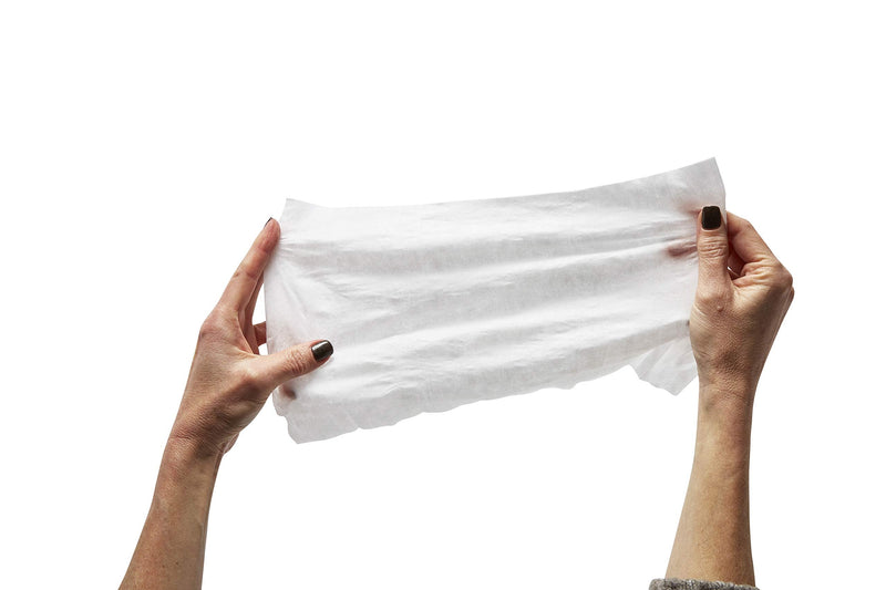 Medline ReadyFlush Large Adult-Sized 8x12 Personal Cleansing Cloths - Tub of 60 Flushable Wipes Standard - NewNest Australia