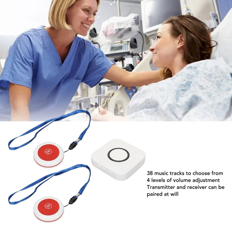 Wireless Pager For Nurses, Call Button, Nurse Warning System, Call Bell, Sos Call Buttons, 1 For 2 Modes, Patient Aid System, For Elderly Patients At Home Who Are Disabled - NewNest Australia