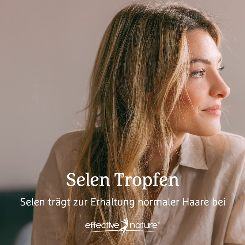 effective nature - High-dose selenium drops - 50 ml - Very good bioavailability - Alcohol-free, vegan - Produced in Germany - Selenium contributes to normal thyroid function - NewNest Australia