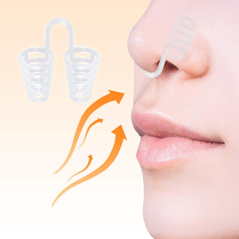 Nose Vent Sinus Relief Dilator (Pack of 8 Various Sizes) - A Simple Solution for Nasal Snorers - Reusable Snoring Device to Enjoy a Peaceful Night's Sleep - by Mobi Lock - NewNest Australia