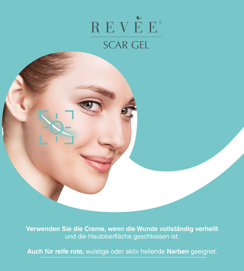 REVÉE Scar Gel Scar gel for face and body - scar ointment after surgery, silicone scar gel 100% medical, scar cream after surgery, transparent, odorless, quick absorption, scar cream 20 g - NewNest Australia