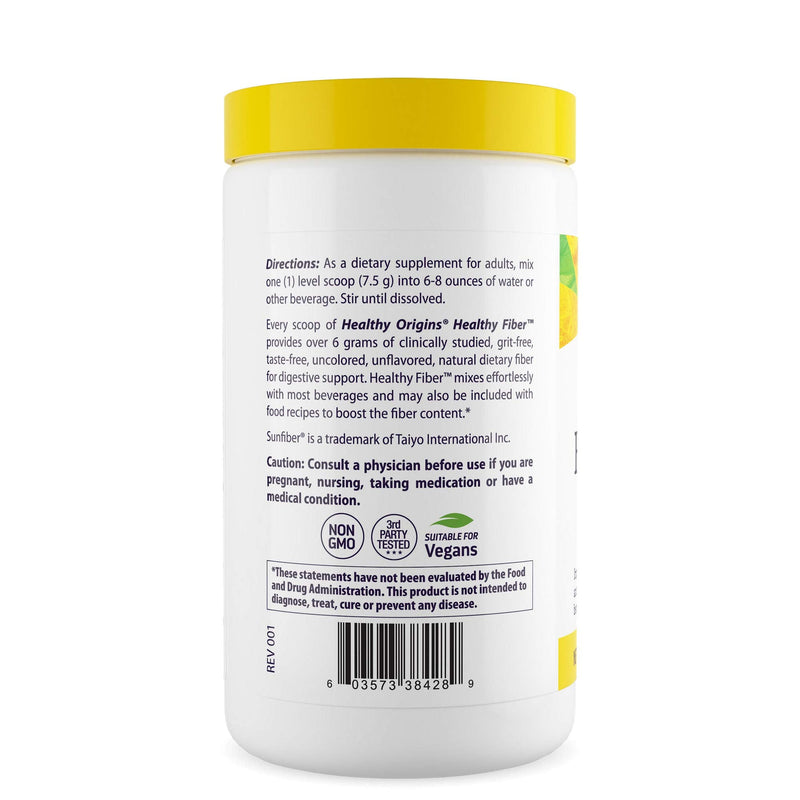 Healthy Origins Fiber All Natural, Non-GMO, 7.9 Ounce - NewNest Australia