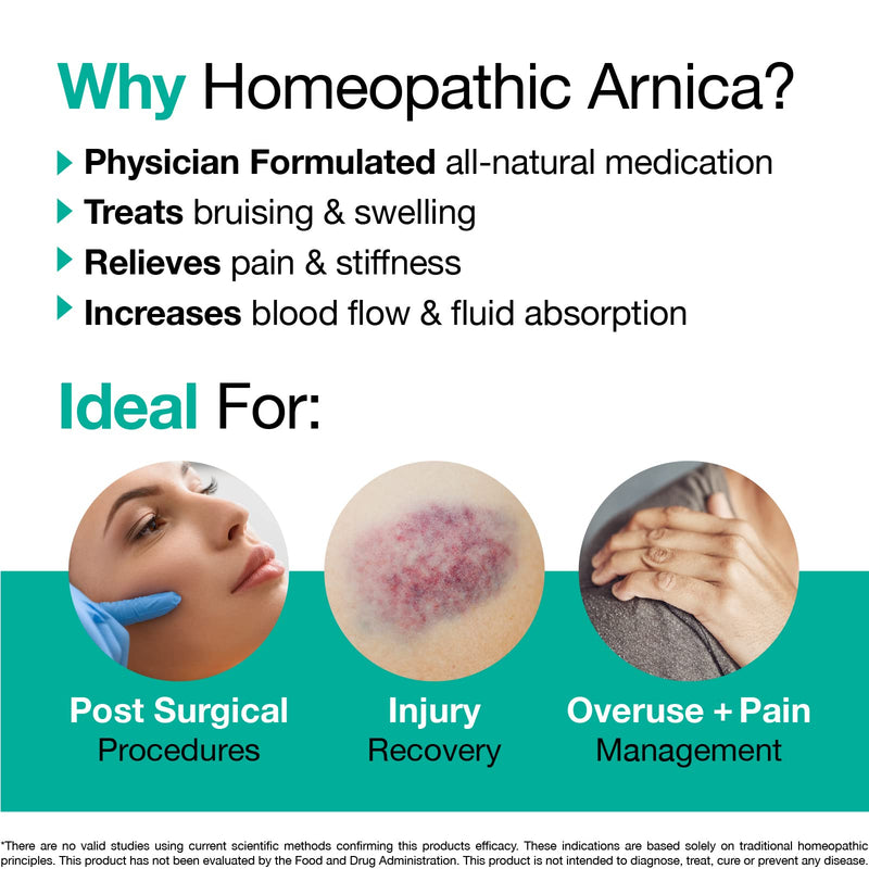 VitaMedica | Arnica Montana | 30X | HPUS | Made in USA | Plant Based | Bruising | Swelling & Inflammation | Muscle Pain Relief | Post Surgery | Homeopathic Remedies | Arnica Tablets | 150 Ct - NewNest Australia