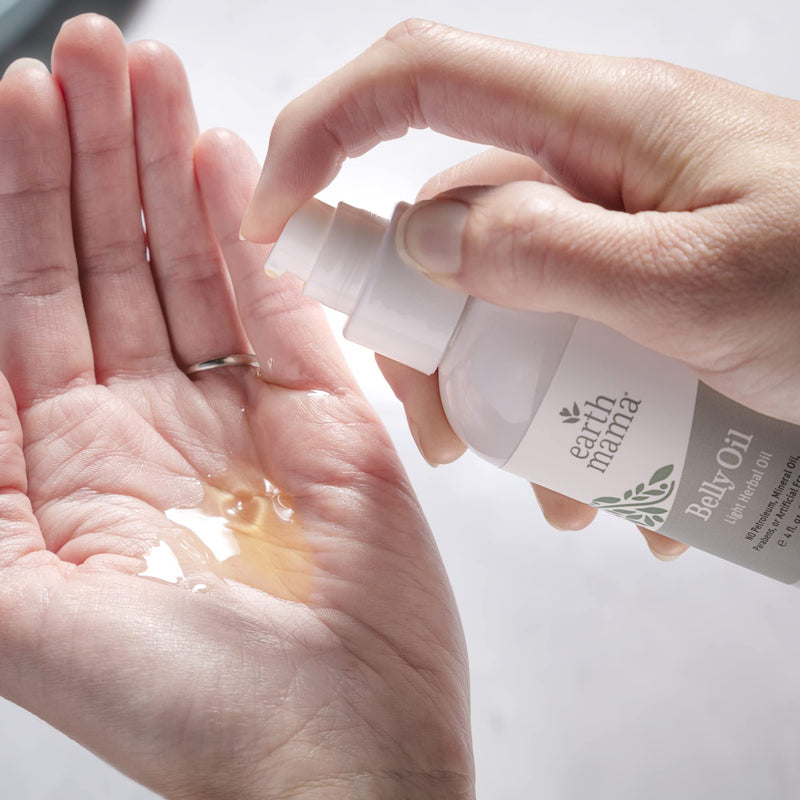 Belly Oil by Earth Mama | to Safely Moisturize and Promote Skin's Natural Elasticity During Pregnancy and to Ease The Appearance of Stretch Marks, 4-Fluid Ounce (Packaging May Vary) 4 Fl Oz (Pack of 1) Belly Oil - NewNest Australia