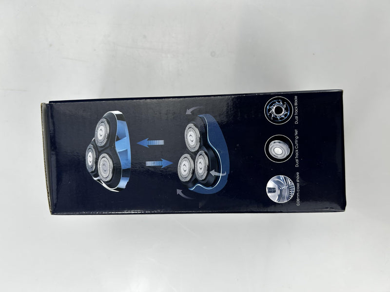 Men'S Electric Razor With 3 Replacement Heads, Wet And Dry Shaver, Electric Shaver With Pop-Up Trimmer, 99 Minutes Running Time, Beard Trimmer, Led Display, Travel Case - NewNest Australia