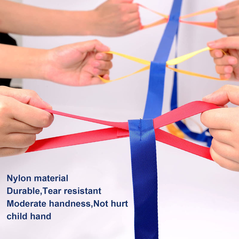 Children Safety Walking Rope with 12 Colorful Handles for Daycare Rope for Preschool Daycare Kindergarten School Kids (12 Children and 2 Adults) Blue - NewNest Australia