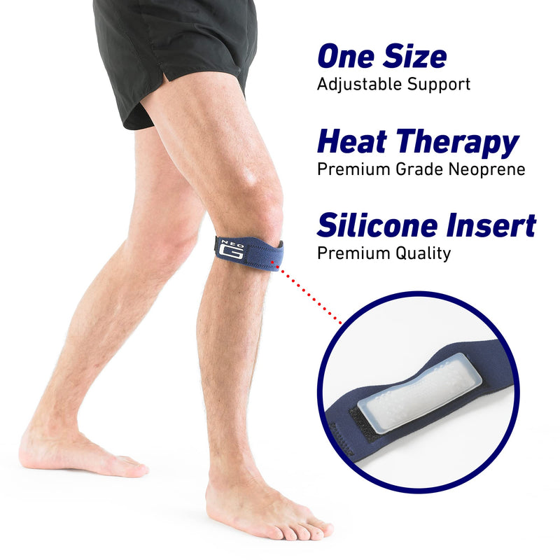 Neo-G Patella Tendon Knee Strap Support – Knee Band for Running, Sports, Knee Pain Relief - Runners Knee Brace, Jumpers Knee Strap, Tendonitis, Patellar Tracking, Osgood Schlatter Knee Support - NewNest Australia