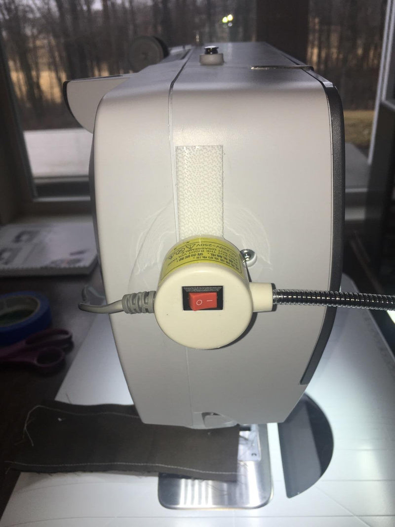 Bonlux LED Sewing Machine Light Working Gooseneck Lamp 30 LEDs, with Magnetic Mounting Base for Home or Sewing Machine (30 LEDs) 2W Grey - NewNest Australia