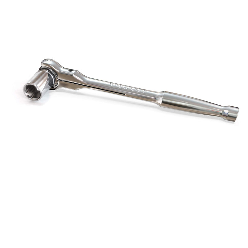 Olsa Tools 3pc Swivel Head Ratchet 3/8-Inch Drive | 90 Tooth Round Head | Swivel Ratcheting Wrench for Professional Mechanics | Premium Roto Swivel Wrench Quality Ratchet | Swivelling Ratchet Grey - NewNest Australia
